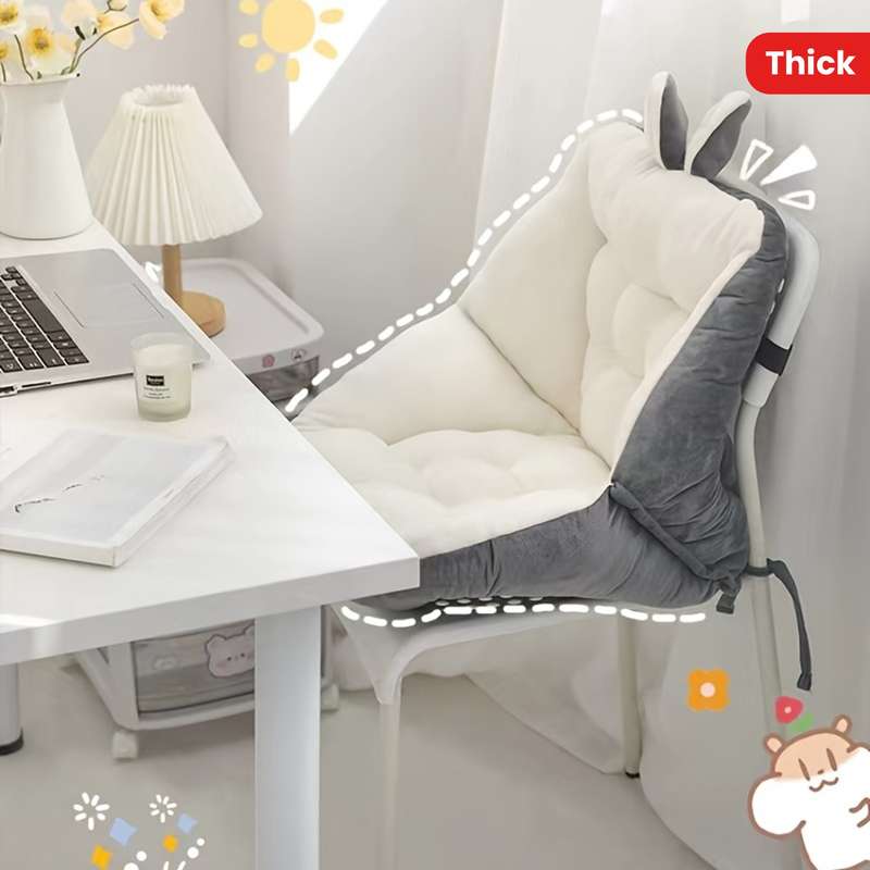 Semi-Enclosed Seat Cushion With Thick Pad