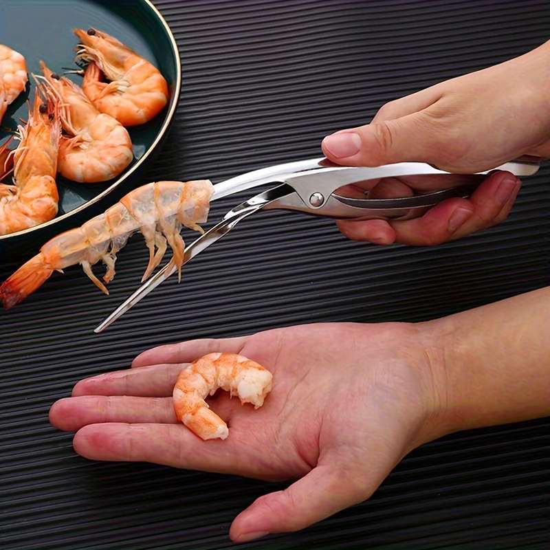1 Stainless Steel Shrimp Deveining Tool