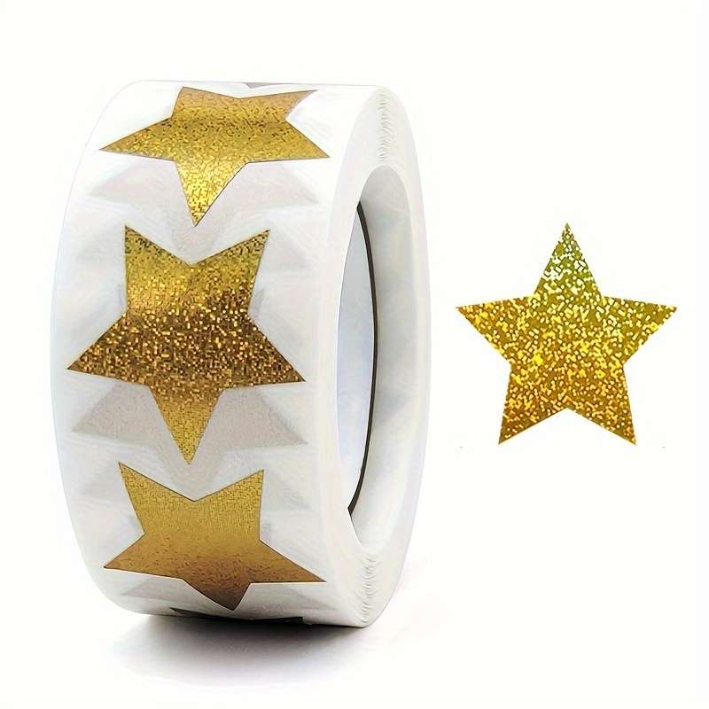 500 Multi-Colored Star Stickers