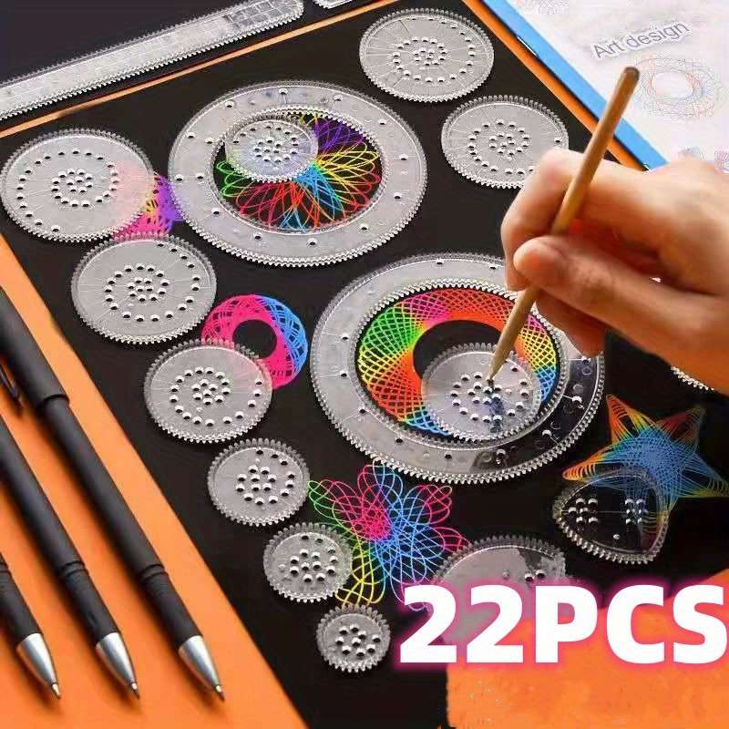 22-Piece Professional Multi-Purpose Ruler Set