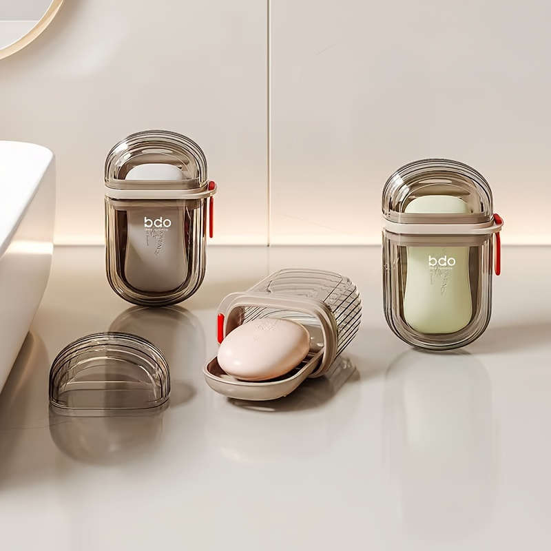 1 x Portable Travel Soap Dish With Lid