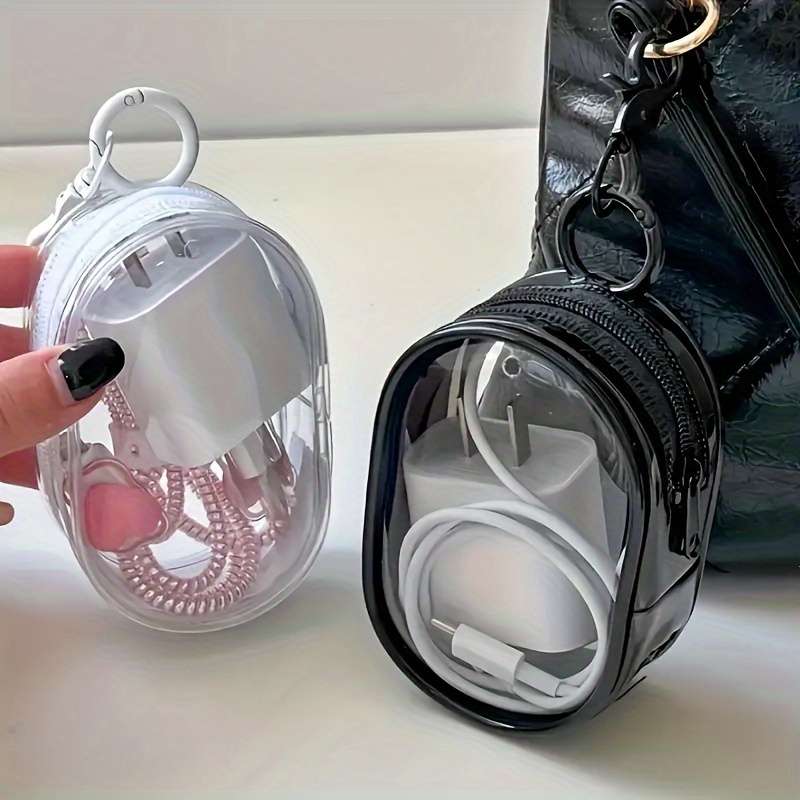 Portable Keychain With Lipstick Case