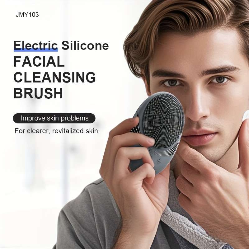 Electric Silicone Facial Cleansing Brush