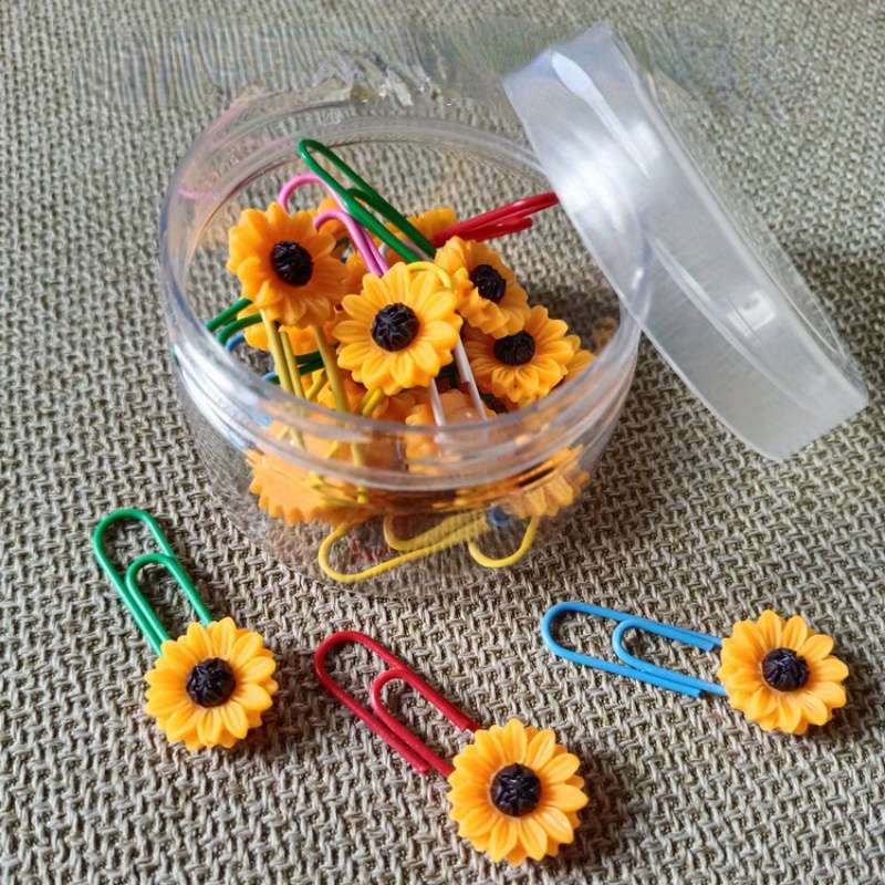 10Pcs Creative Color Paper Clips