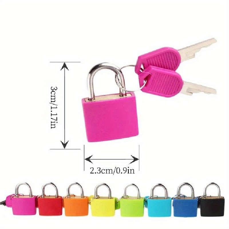 1 Strong Padlock Suitable For Suitcases And Diaries