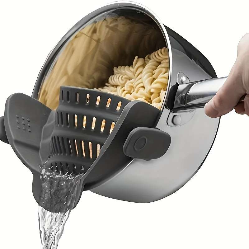 Adjustable Silicone Epo T And Pasta Strainer