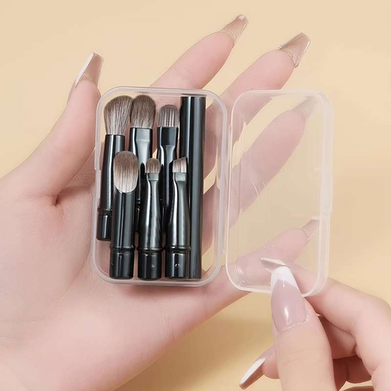6 Piece Mini Travel Makeup Brush Set