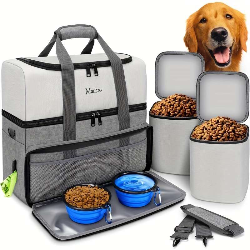 Double Layer Dog Travel Bag, Pet Travel Bag