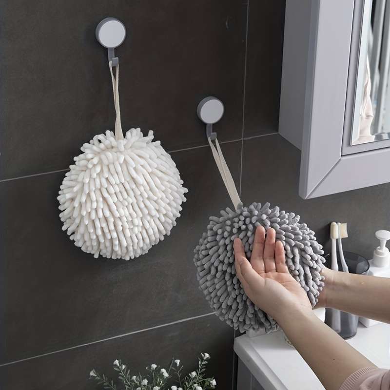 Chenille Towel Hanging Ring Kitchen Towel