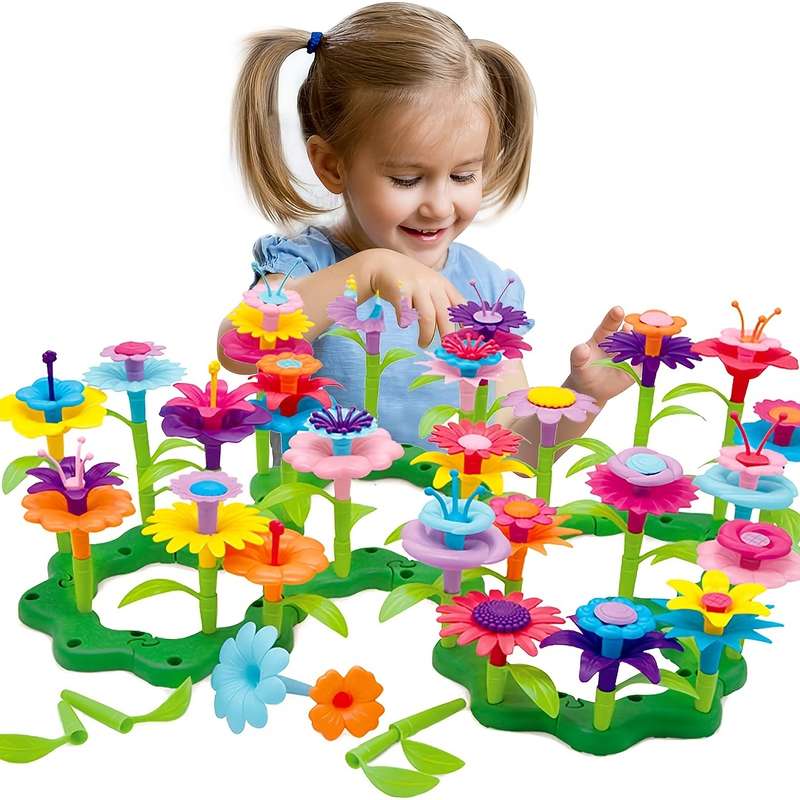 72-piece garden building set
