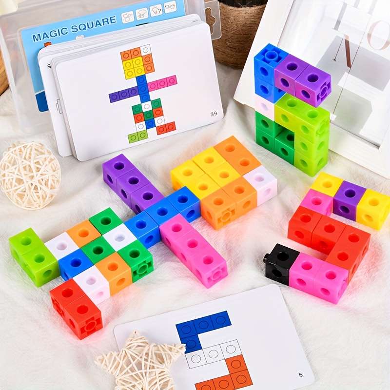 Children's Colorful Building Block Toy Set