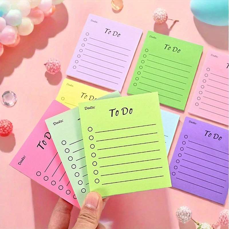 4-Pack Of Sticky Notes In Assorted Colors