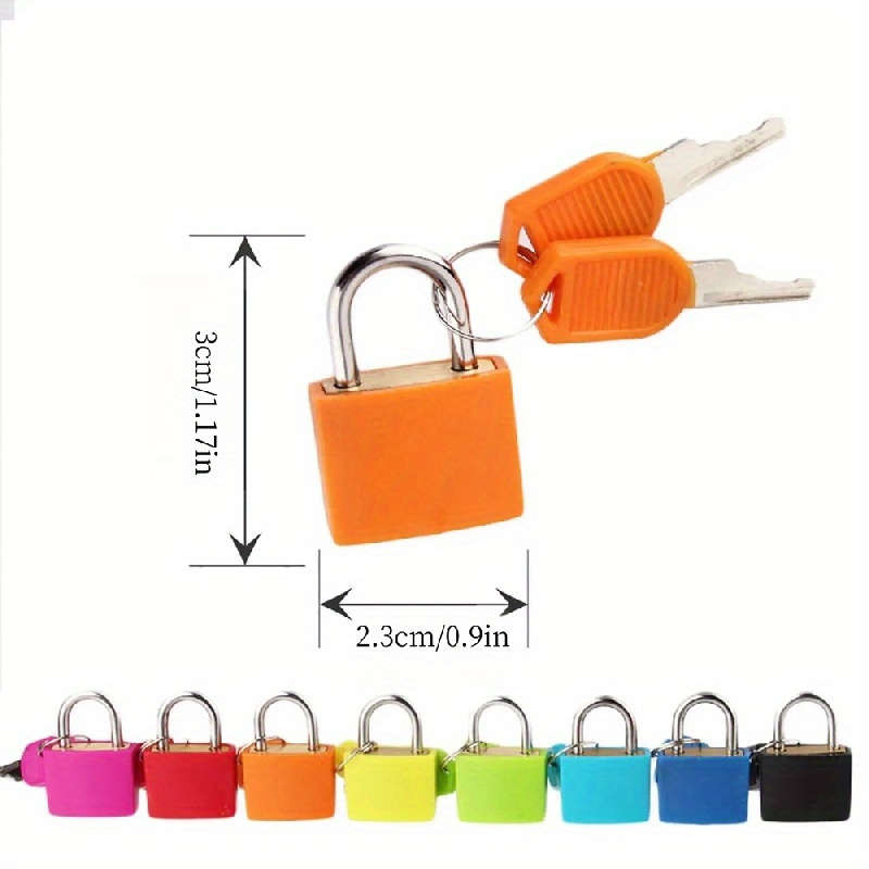 1 Strong Padlock Suitable For Suitcases And Diaries