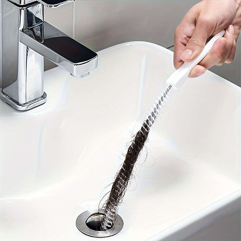 1Pc Plastic Pipe Unclogging Brush Drain Deburring Tool
