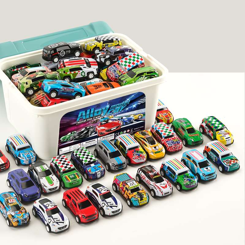 20-piece metal toy car set