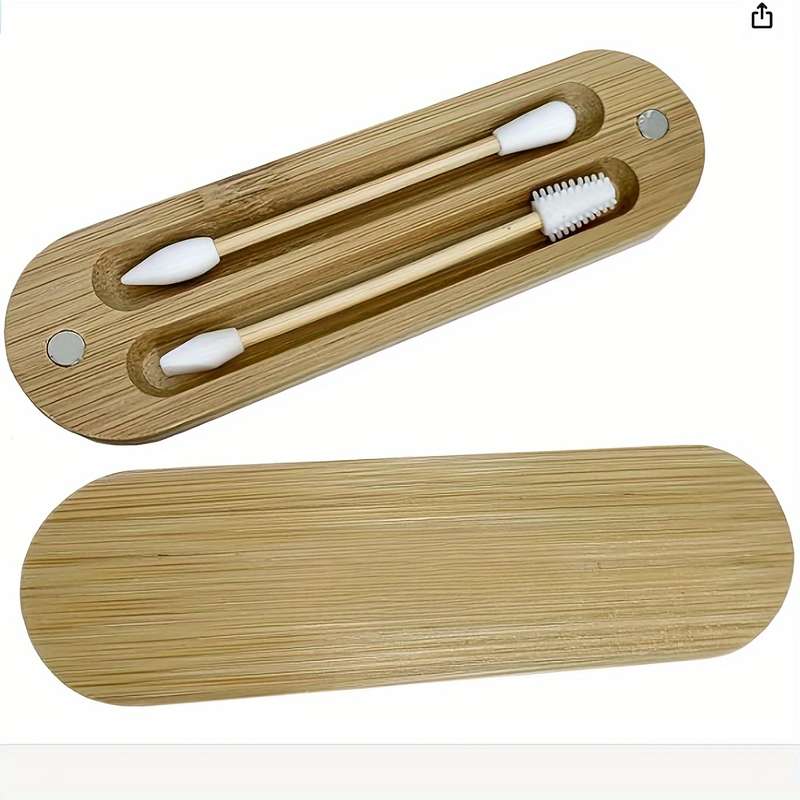 1 Set Of Silicone Cotton Swabs