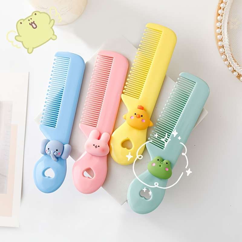 Mini Cartoon Plastic Hair Comb