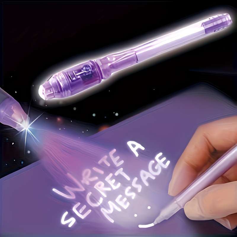 7-Piece Uv Pen Set Invisible Ink Marker Pen