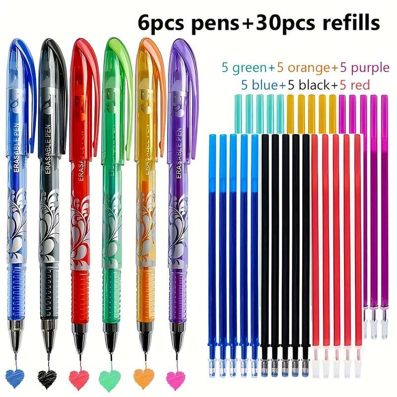 36 Erasable Gel Pens Set