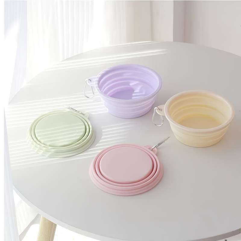 Pet Portable Folding Bowl For Cats And Dogs