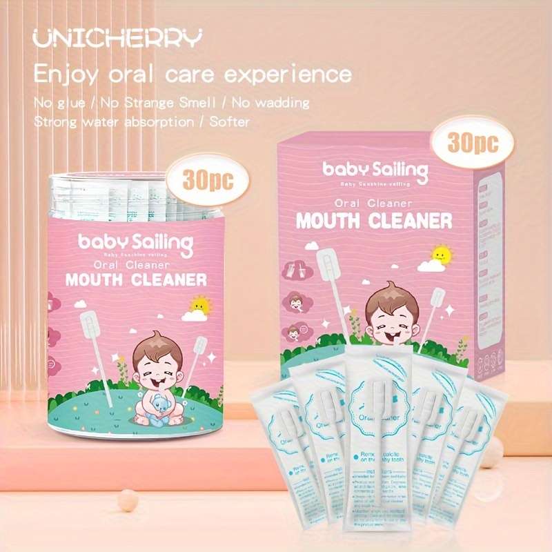 30-Pack Disposable Oral Cleaning Toothbrushes