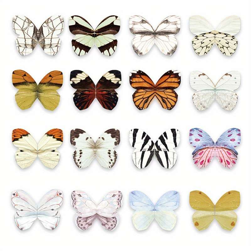 4-Piece Butterfly Magnetic Bookmarks