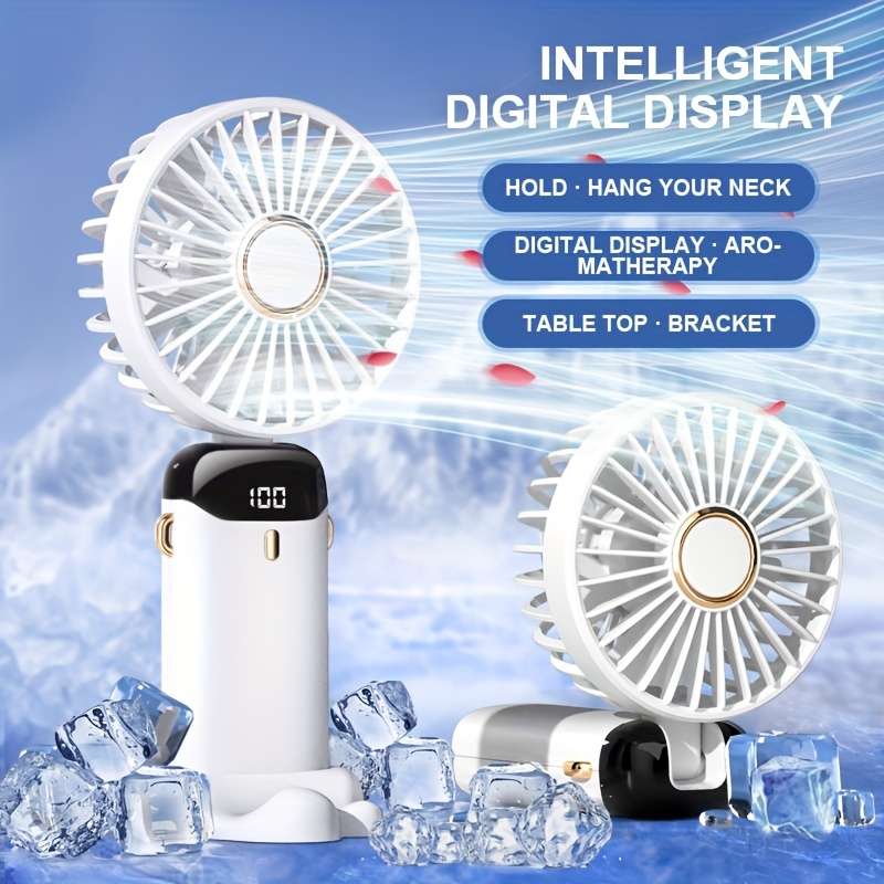 1pcs Mini Fan Usb Rechargeable Handheld Fan