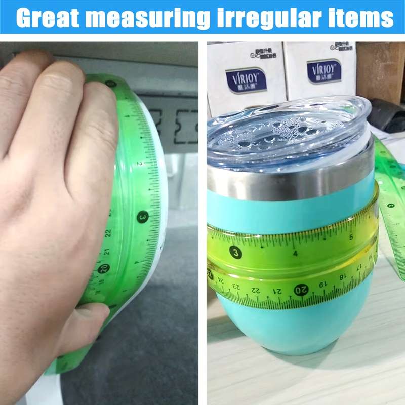 3 Pieces Of 30 Cm Soft Plastic Rulers