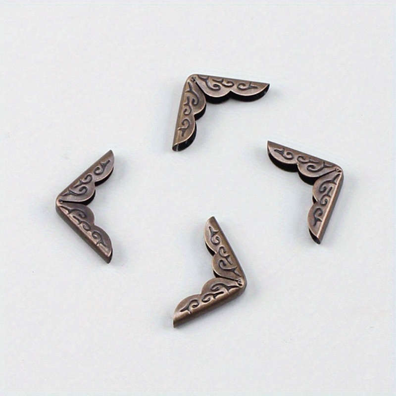 50pcs, Iron Decorative Triangular Edge Protectors