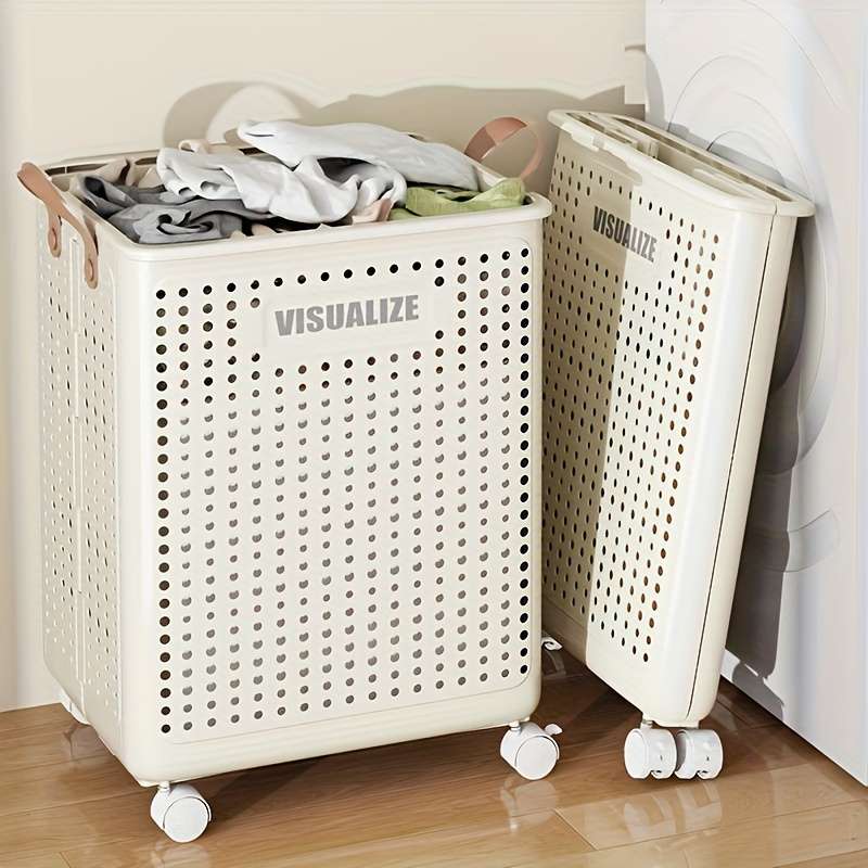 1 Large Collapsible Portable Laundry Basket
