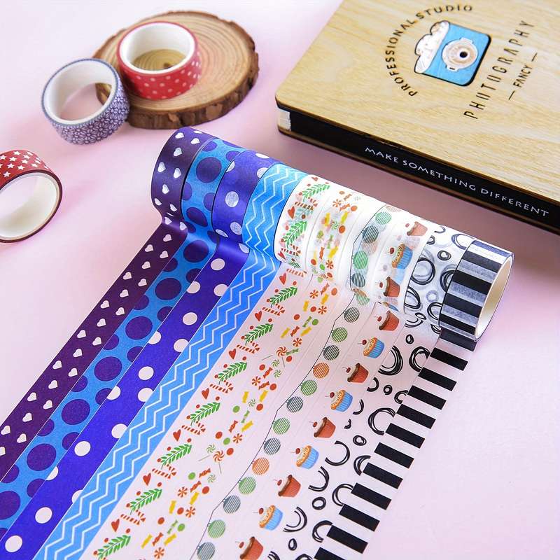Value Pack Of 60 Cute Wa Tape Rolls