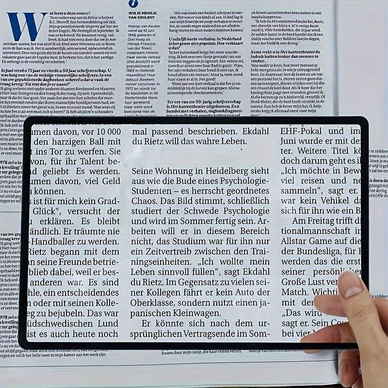 1 Piece Of Ultra-Thin High Power Magnifying Glass