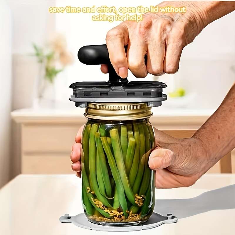 1 Piece Multi-Use Jar And Bottle Opener - Adjustable
