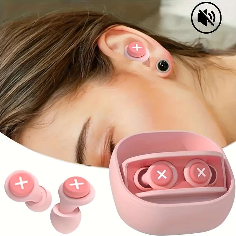Reusable Noise Cancelling Sleeping Earplugs Set