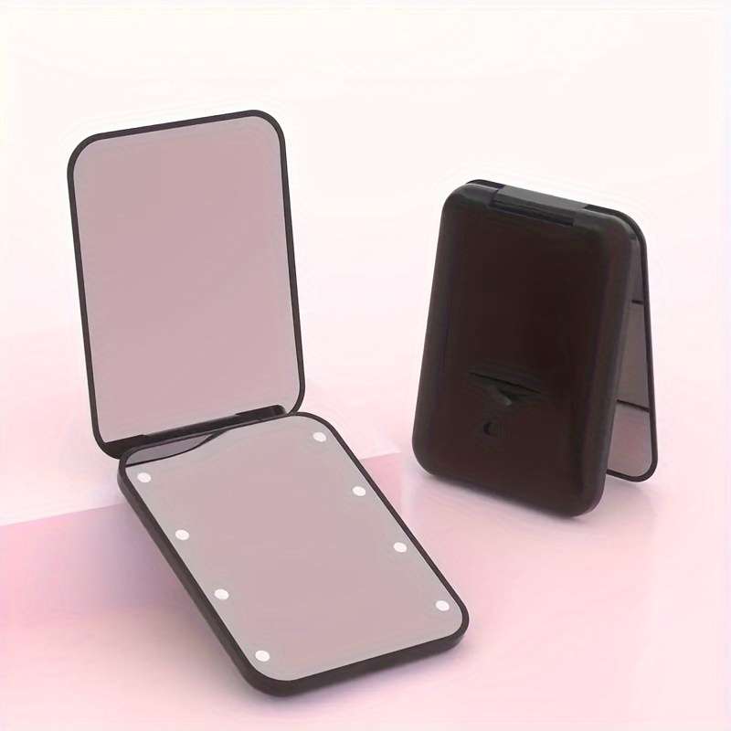 Pocket Makeup Mirror, 1X/3X Magnification LED