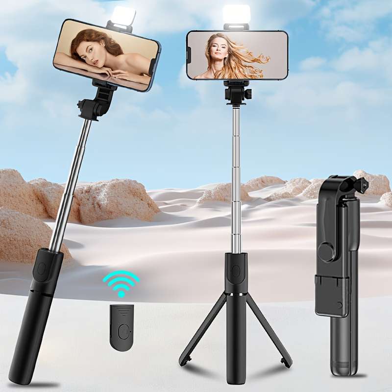 Extended selfie stick fully automatic multifunctional