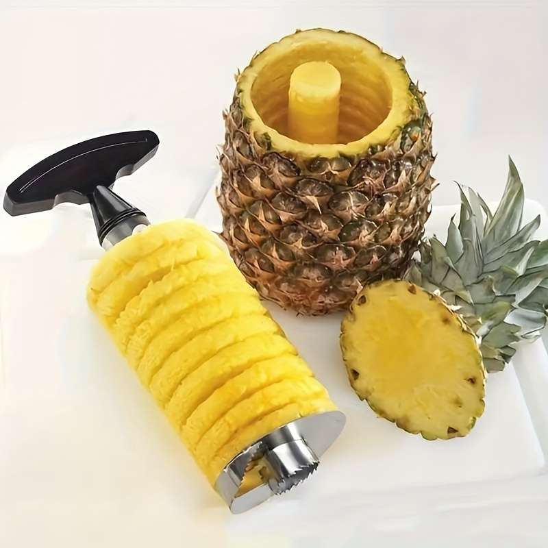 1pcs, Stainless Steel Pineapple, Pineapple Slicer, Pineapple Cutter, Fruit Corer, Pineapple Peeler,