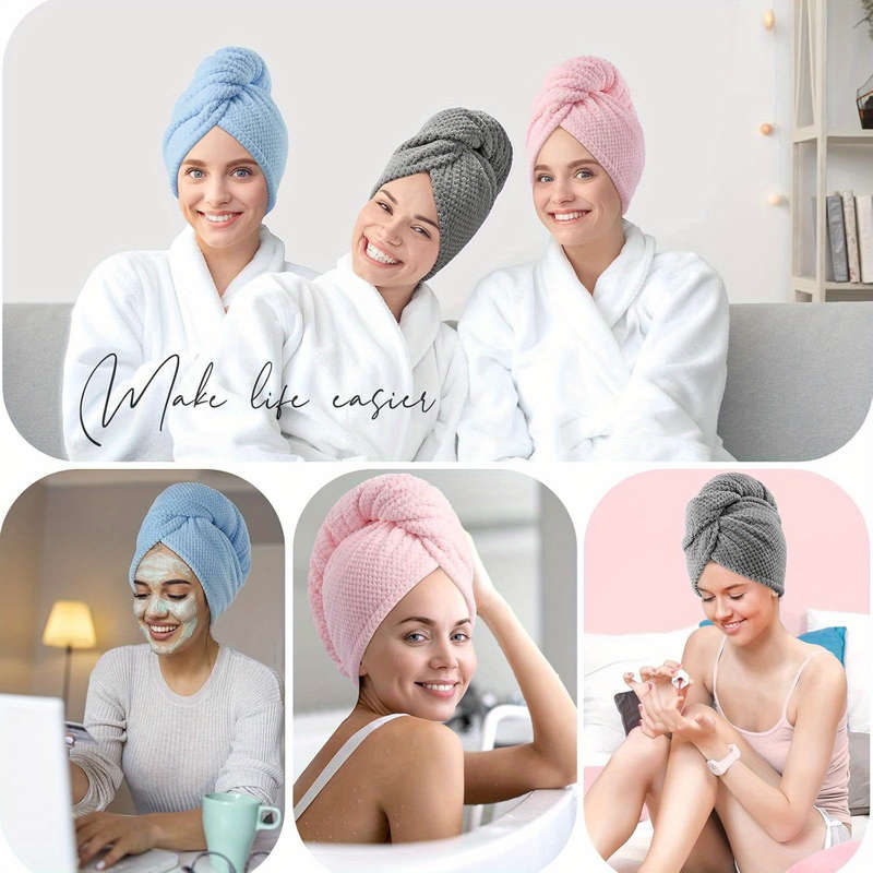 1 x Super Absorbent Soft Comfort Blow Dry Towel