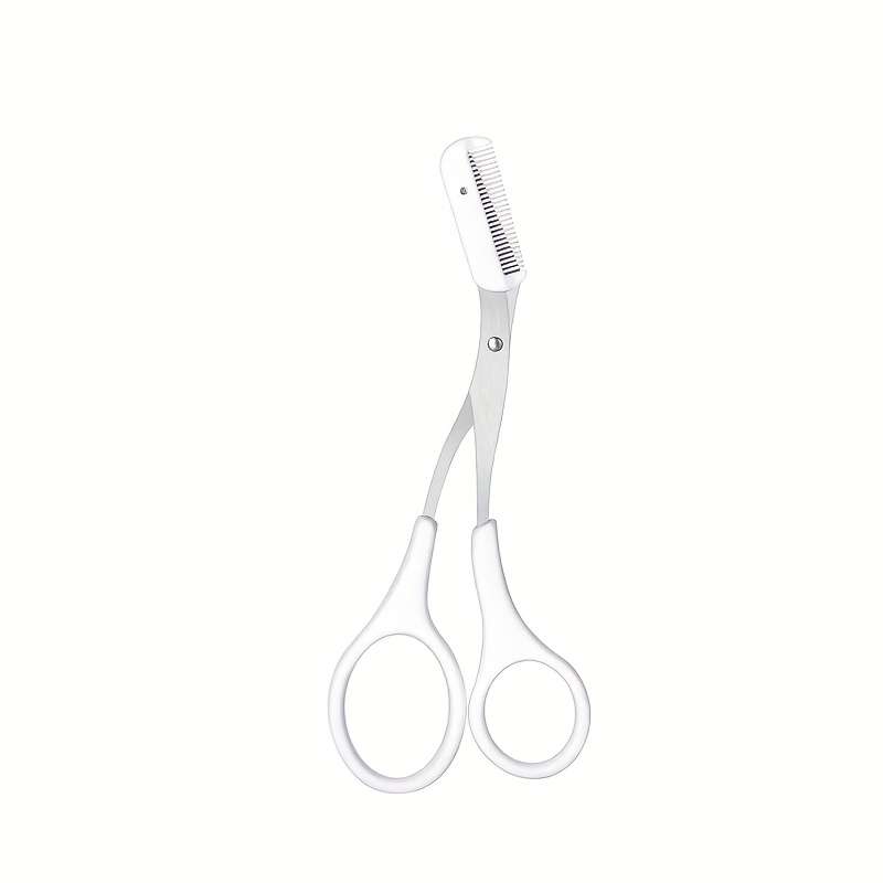 Stainless Steel Eyebrow Razor with Comb - Dual Use, Safe for Beginners