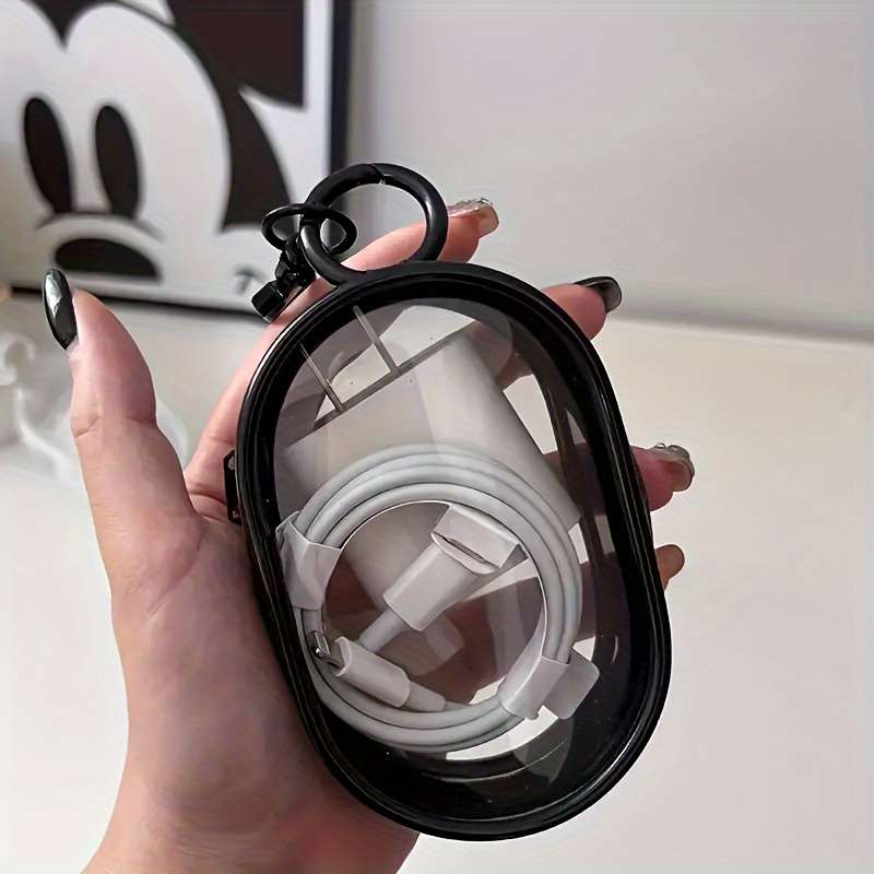 Portable Keychain With Lipstick Case