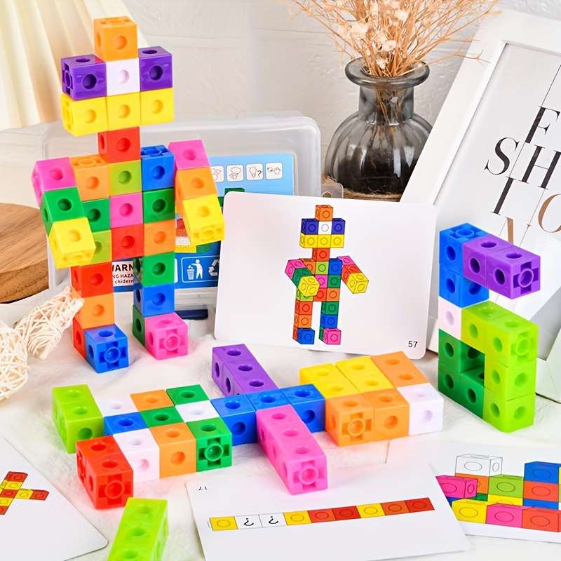 Children's Colorful Building Block Toy Set