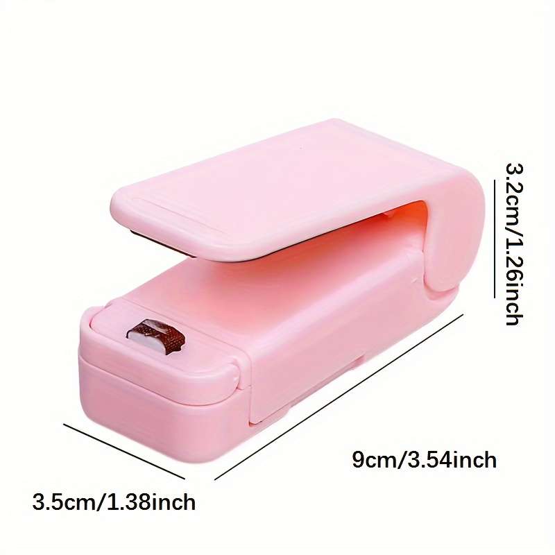 Portable vacuum food sealer, handheld heat sealer for plastic bags, small and easy to use, no need f