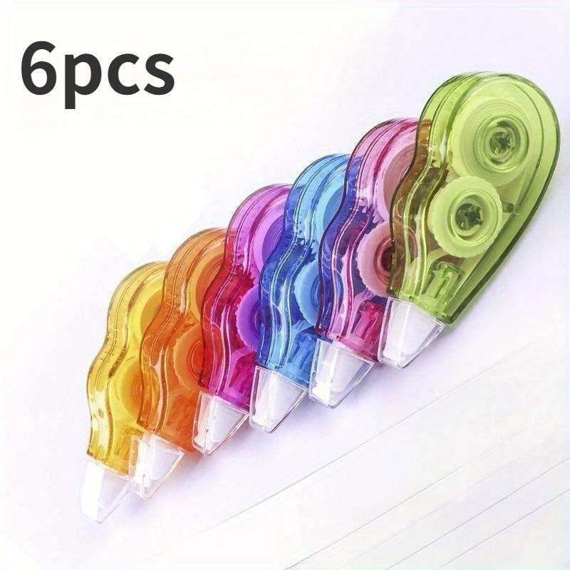 6-Piece Easy Slide Correction Tape