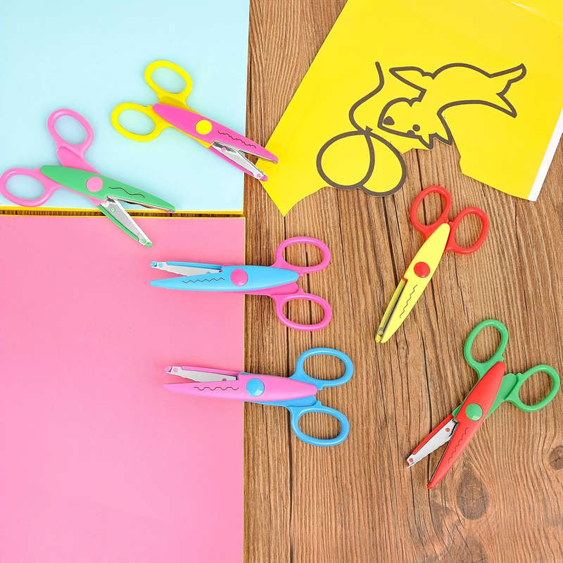 6-Piece Decorative Craft Scissors Set