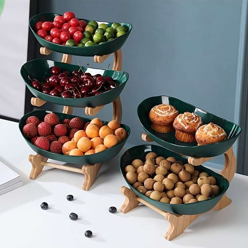 Creative Two-Layer/Three-Layer Kitchen Fruit Basket Set