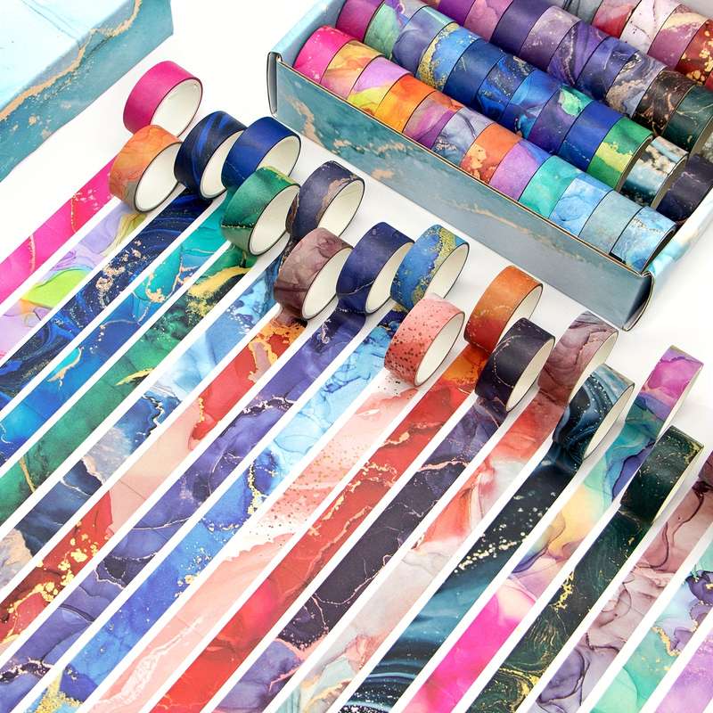 48 Rolls Of Washi Tape Set