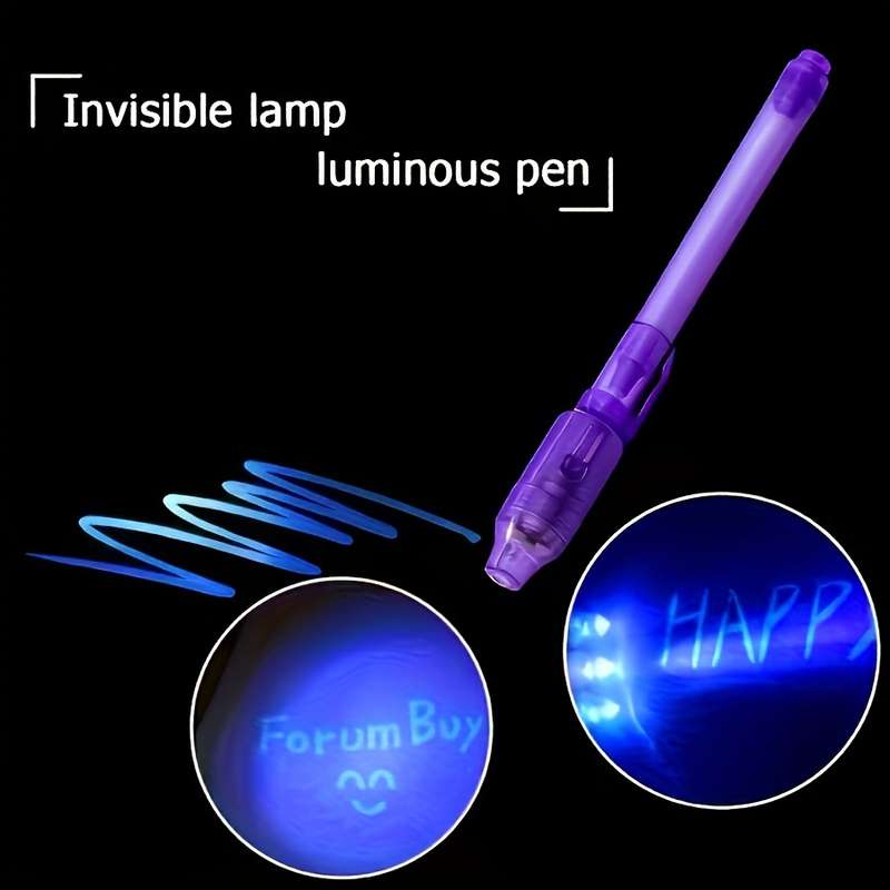 7-Piece Uv Pen Set Invisible Ink Marker Pen
