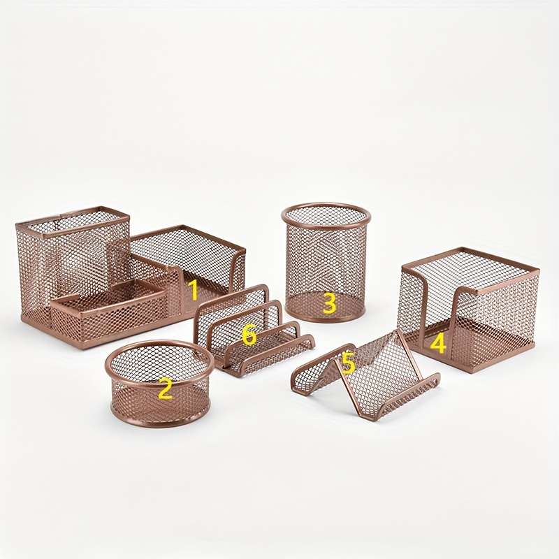 Stationery Storage Box Set 6 Pcs