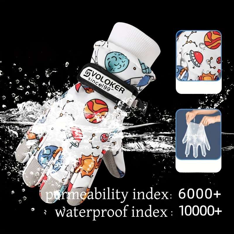 Children's Winter Ski Gloves