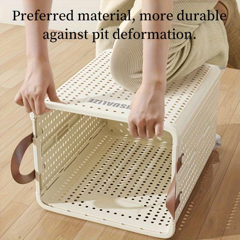 1 Large Collapsible Portable Laundry Basket